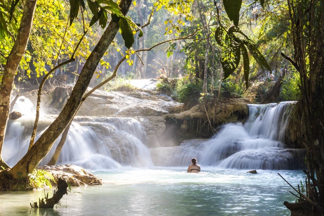 Le cascate di Kuang Si