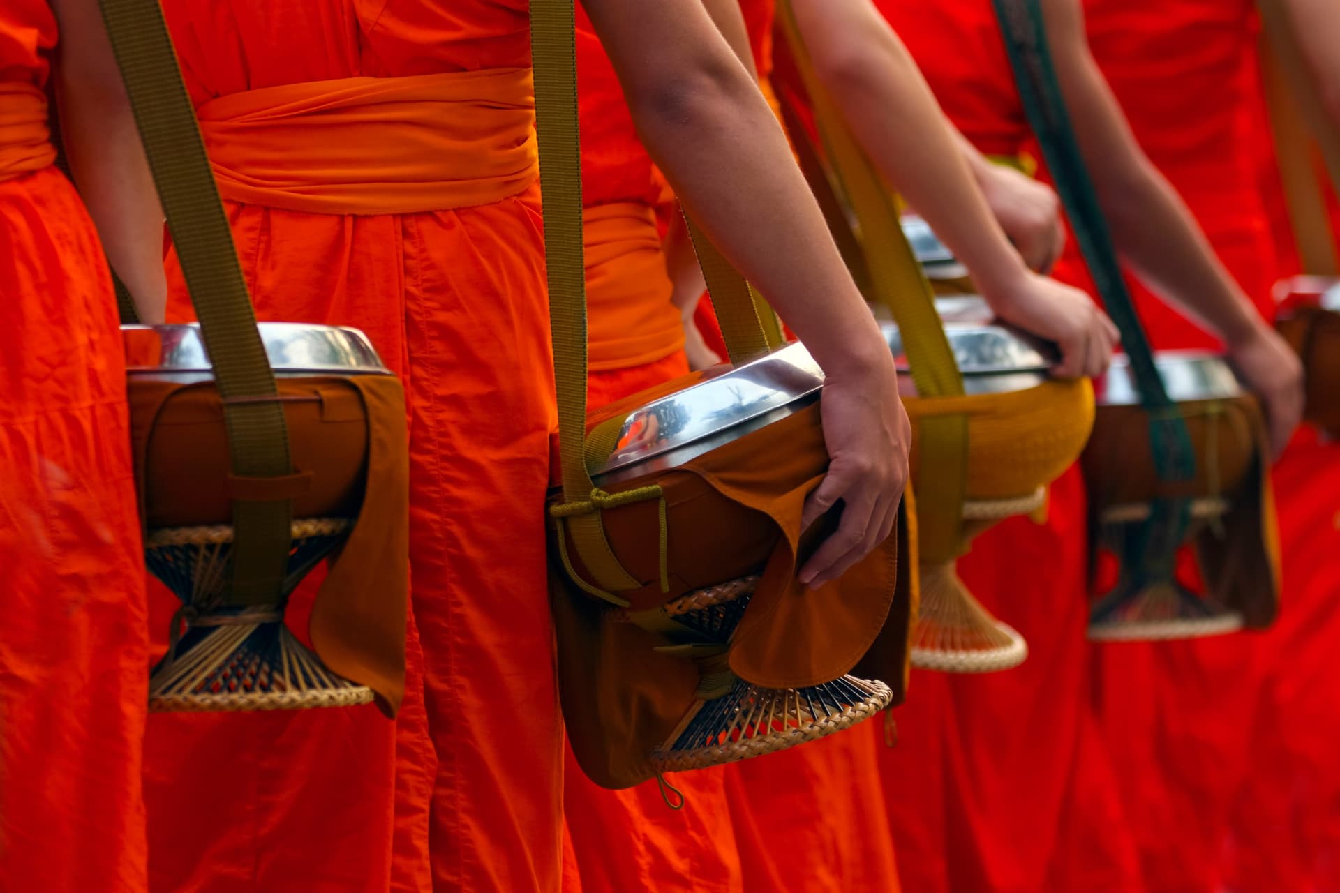 Il rituale del Tak Bat a Luang Prabang